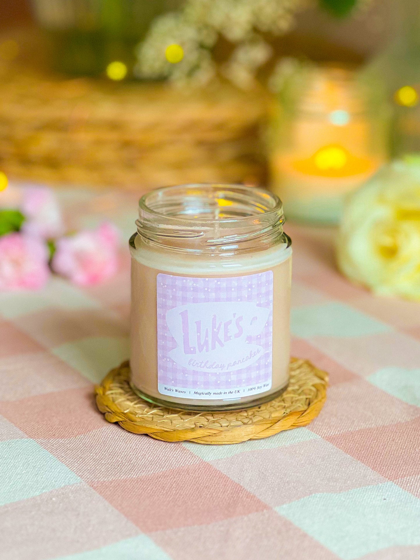 Luke's Birthday Pancakes Candle
