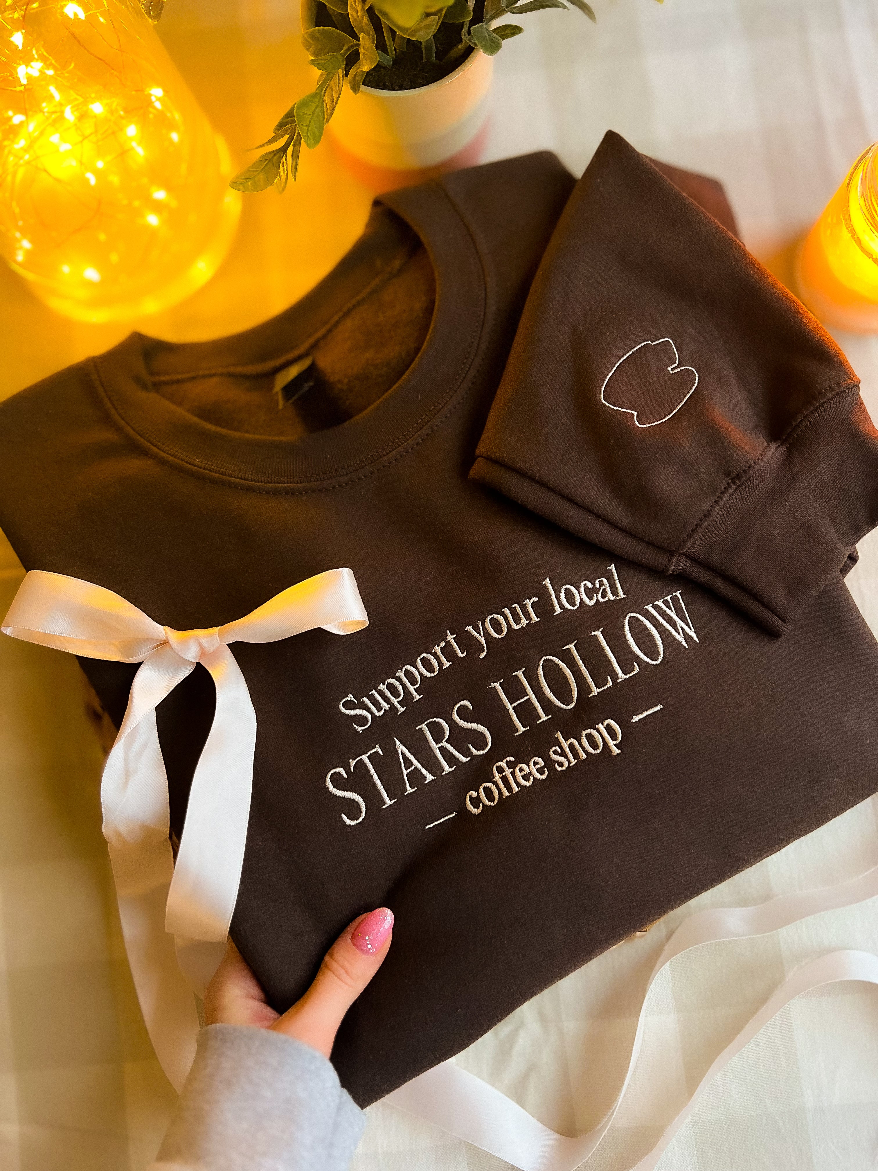 Support Your Local Stars Hollow Coffee Shop Sweatshirt