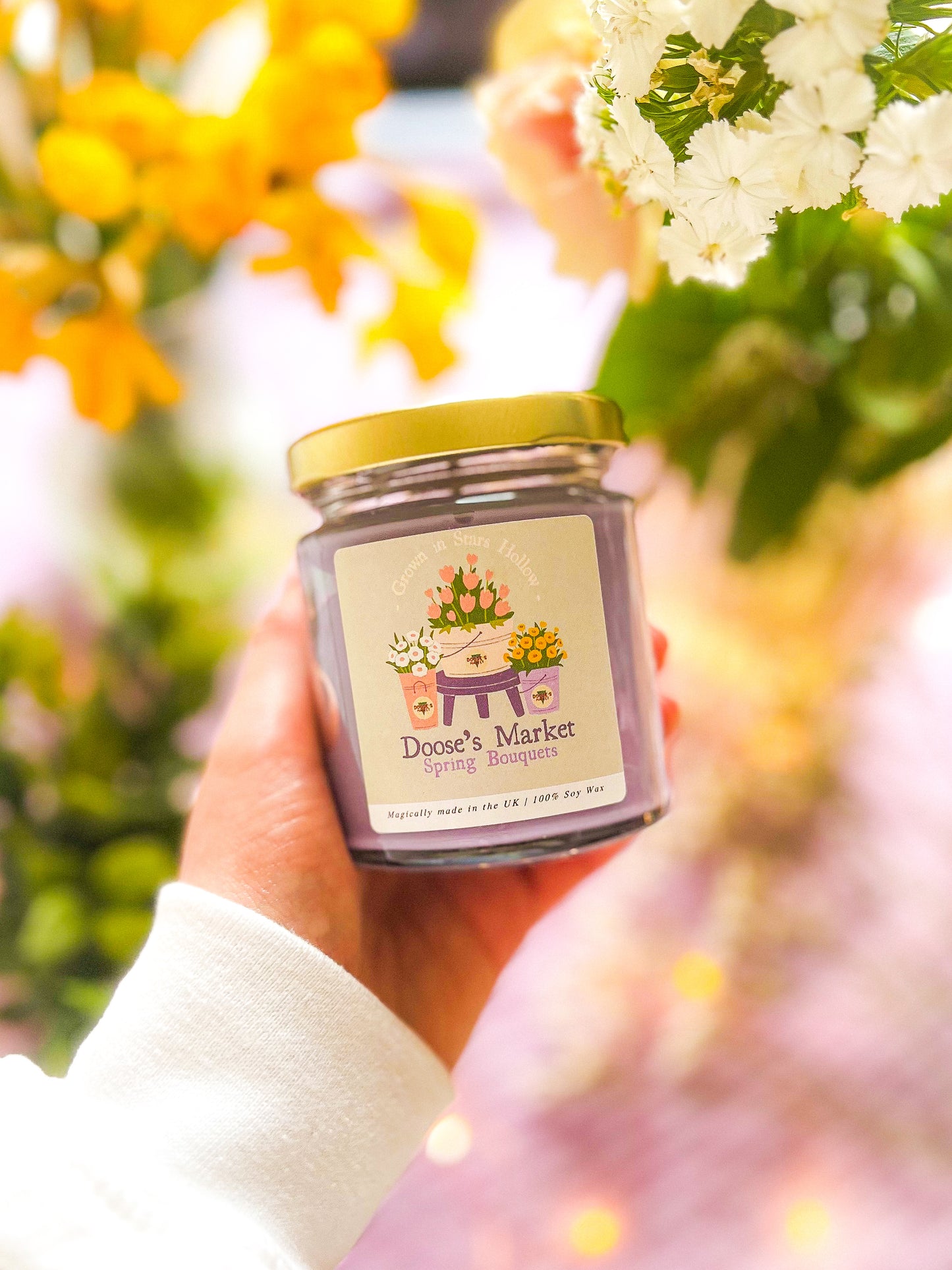 Dooses Market Spring Blooms Candle