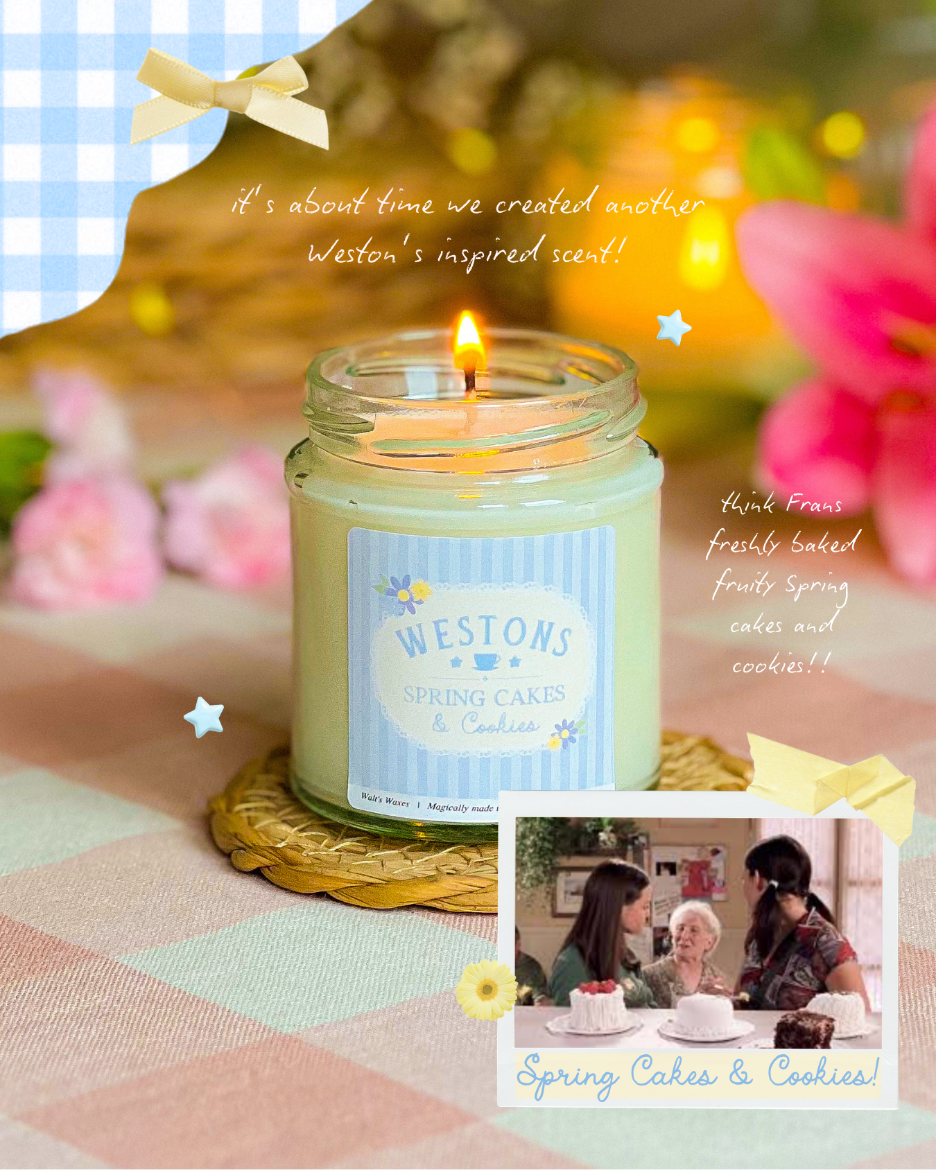 Westons Spring Cakes and Cookies Candle