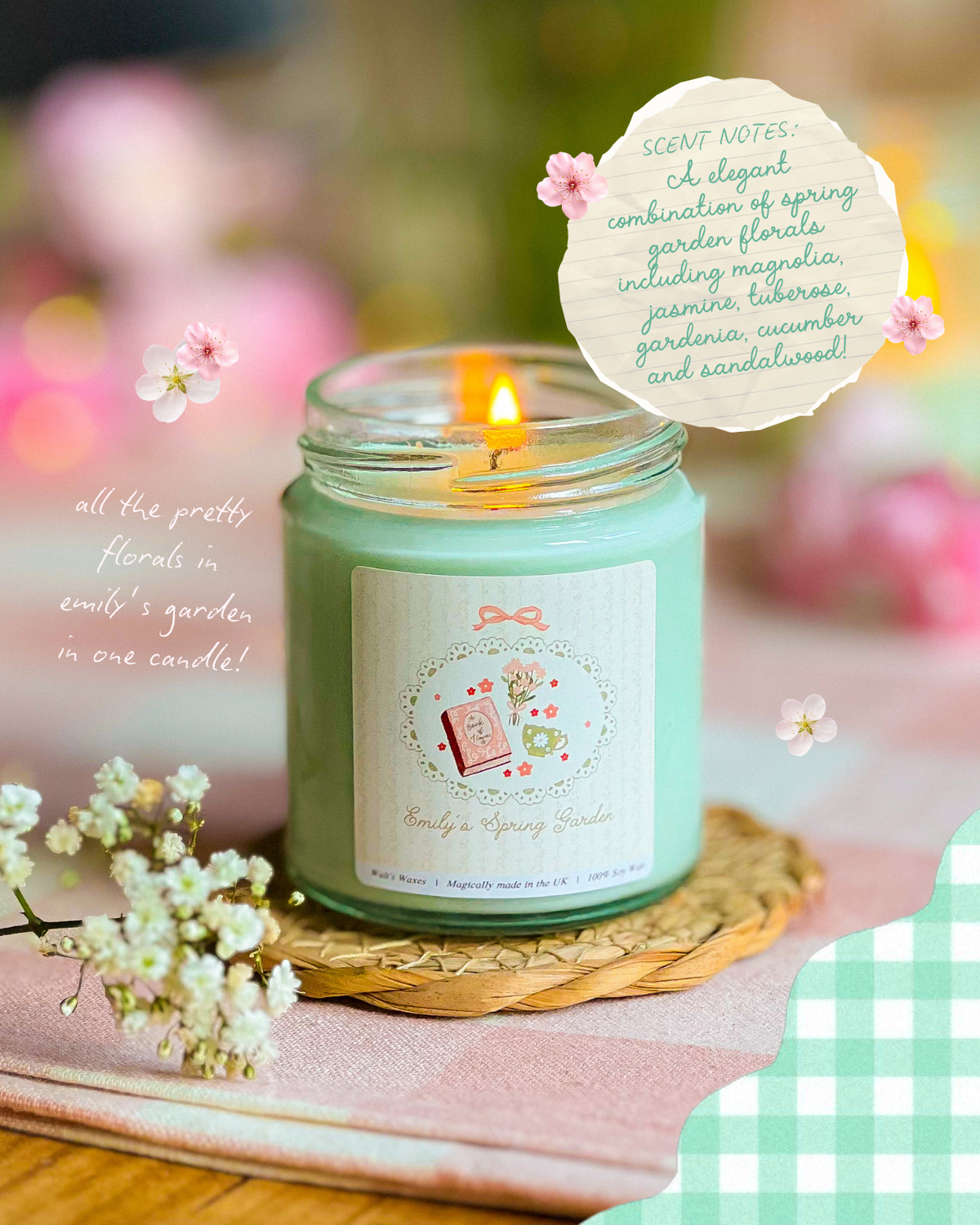 Emily's Spring Garden Candle