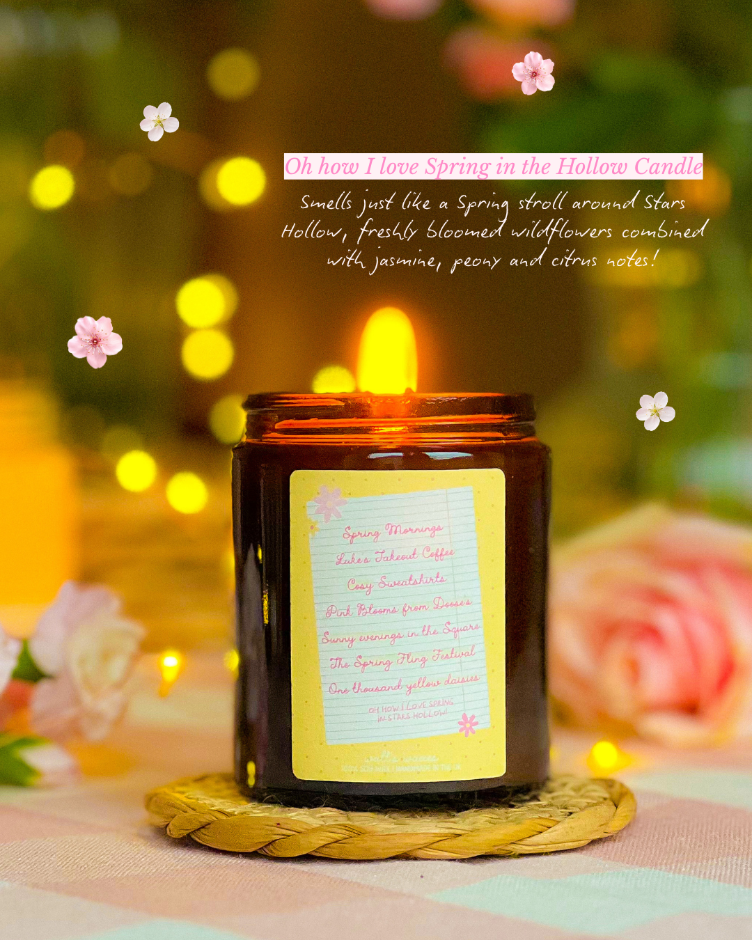 The Stars Hollow Spring To-Do List Luxury Candle