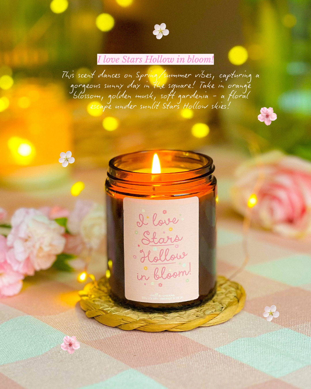 I Love Stars Hollow In Bloom Luxury Candle