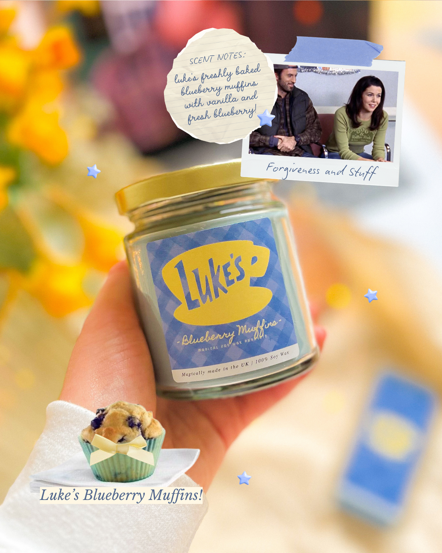 Luke's Blueberry Muffin Candle