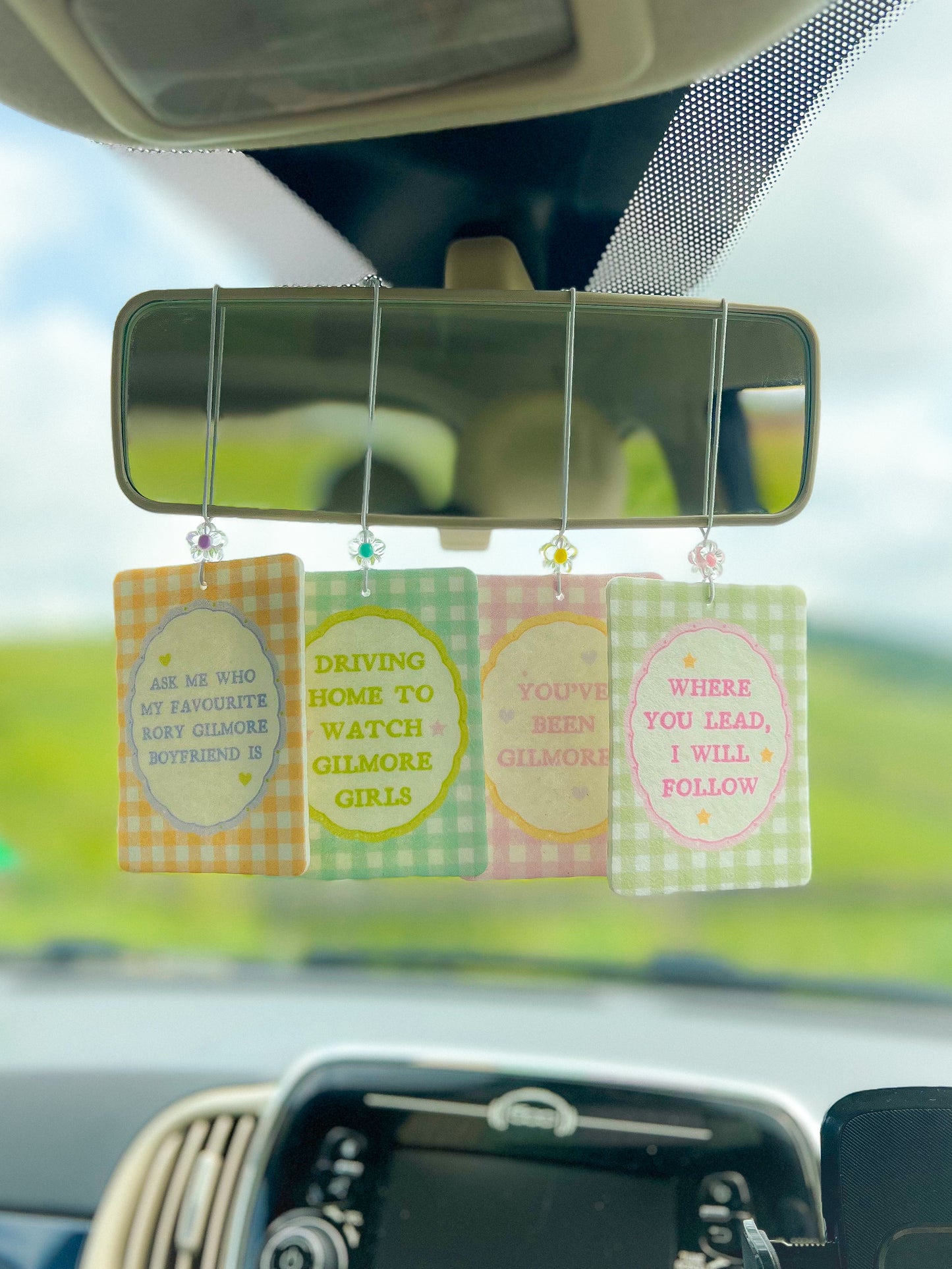 Spring Gilmore Girls Inspired Car Freshies