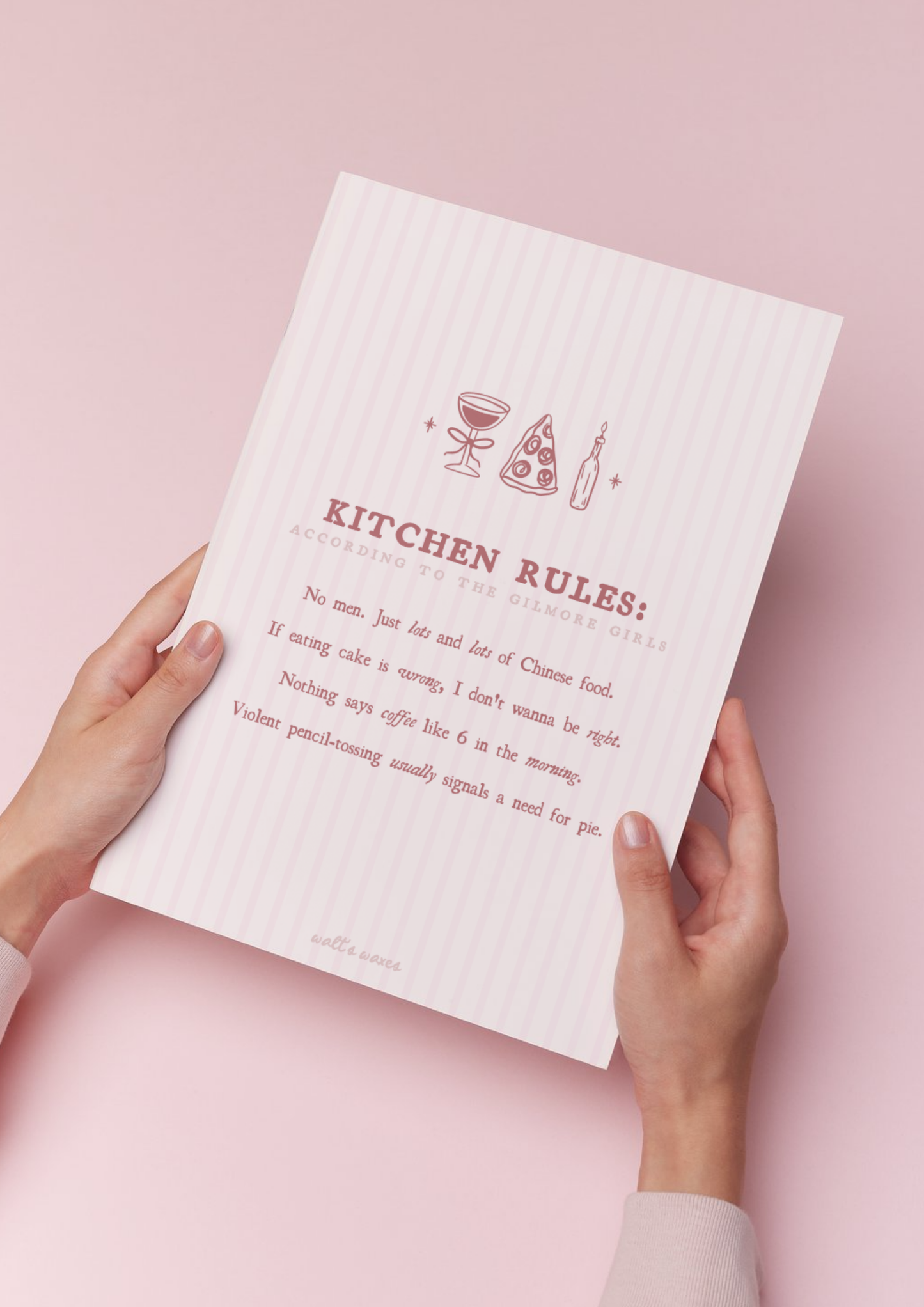 Gilmore Kitchen A4 Print
