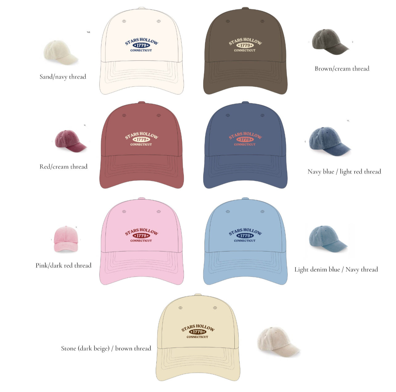 Stars Hollow Inspired Cap