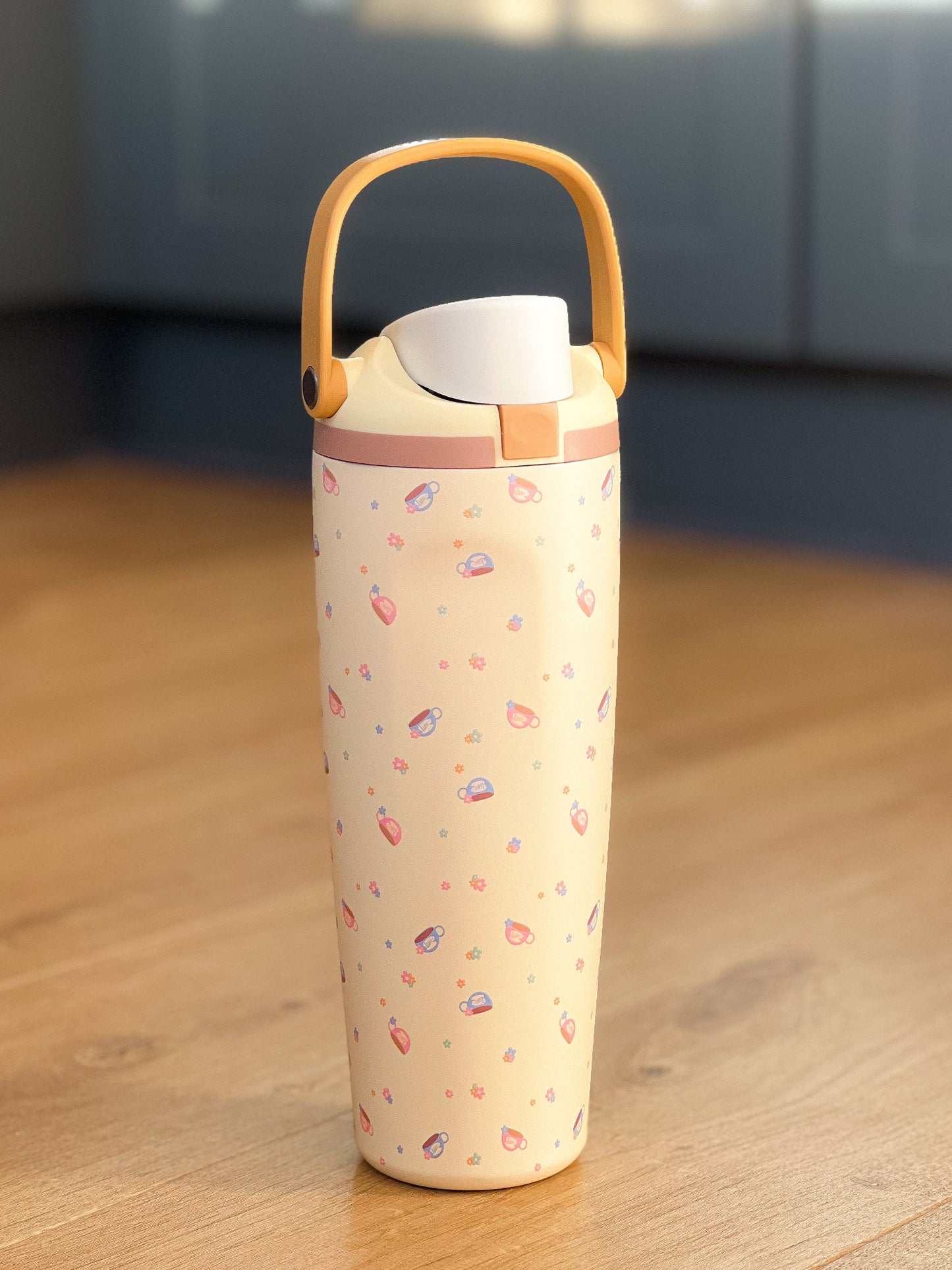 Spring at Luke's Butter Yellow Water Bottle