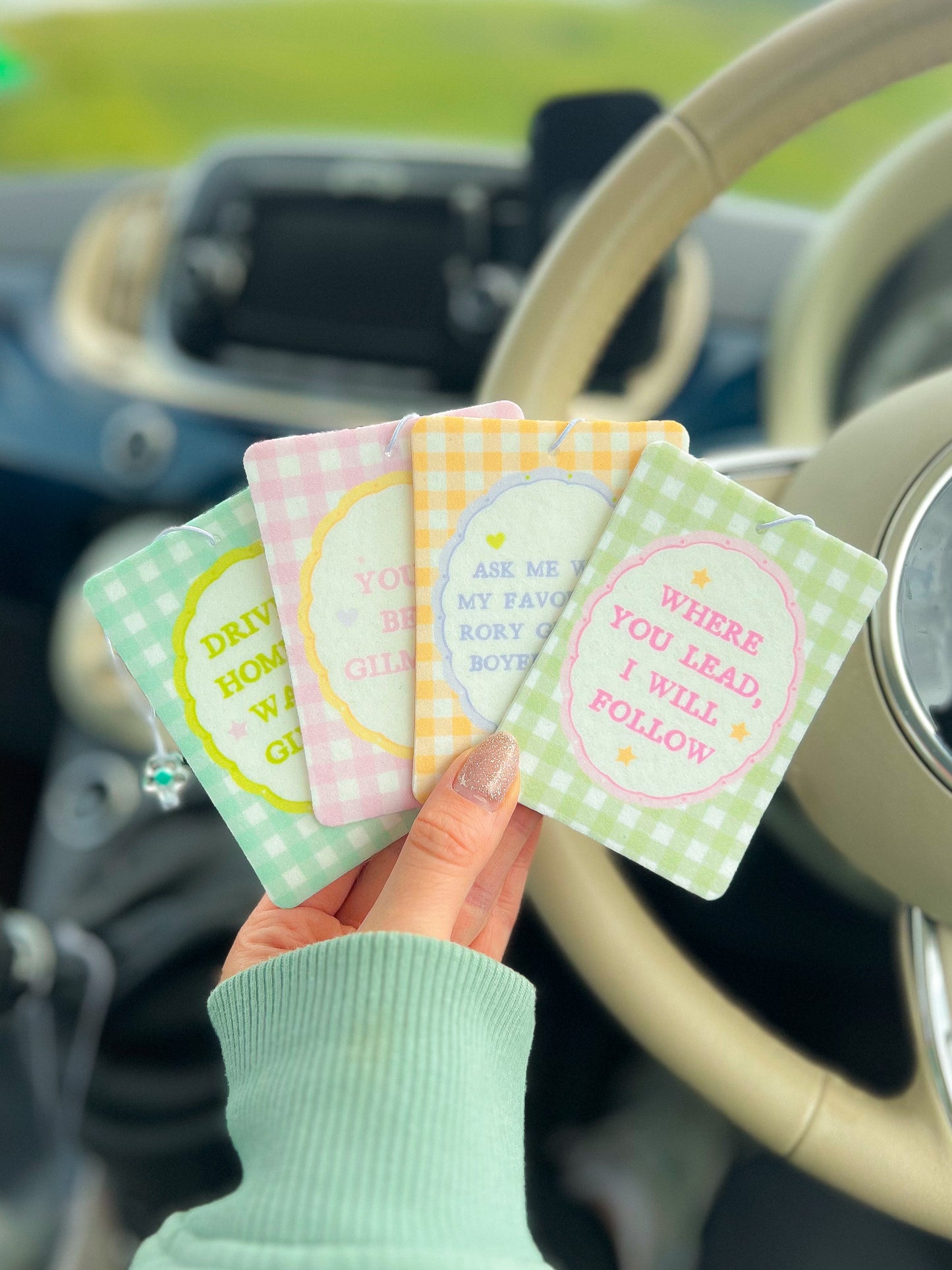 Spring Gilmore Girls Inspired Car Freshies
