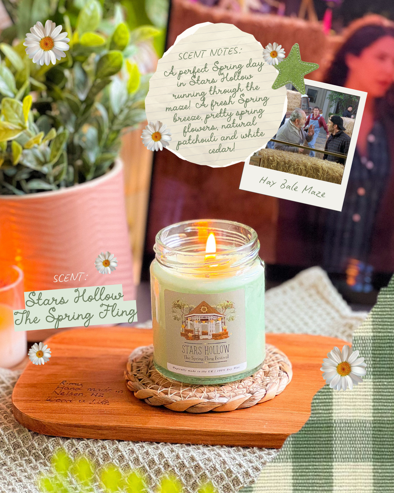 Stars Hollow Spring Fling Festival Candle