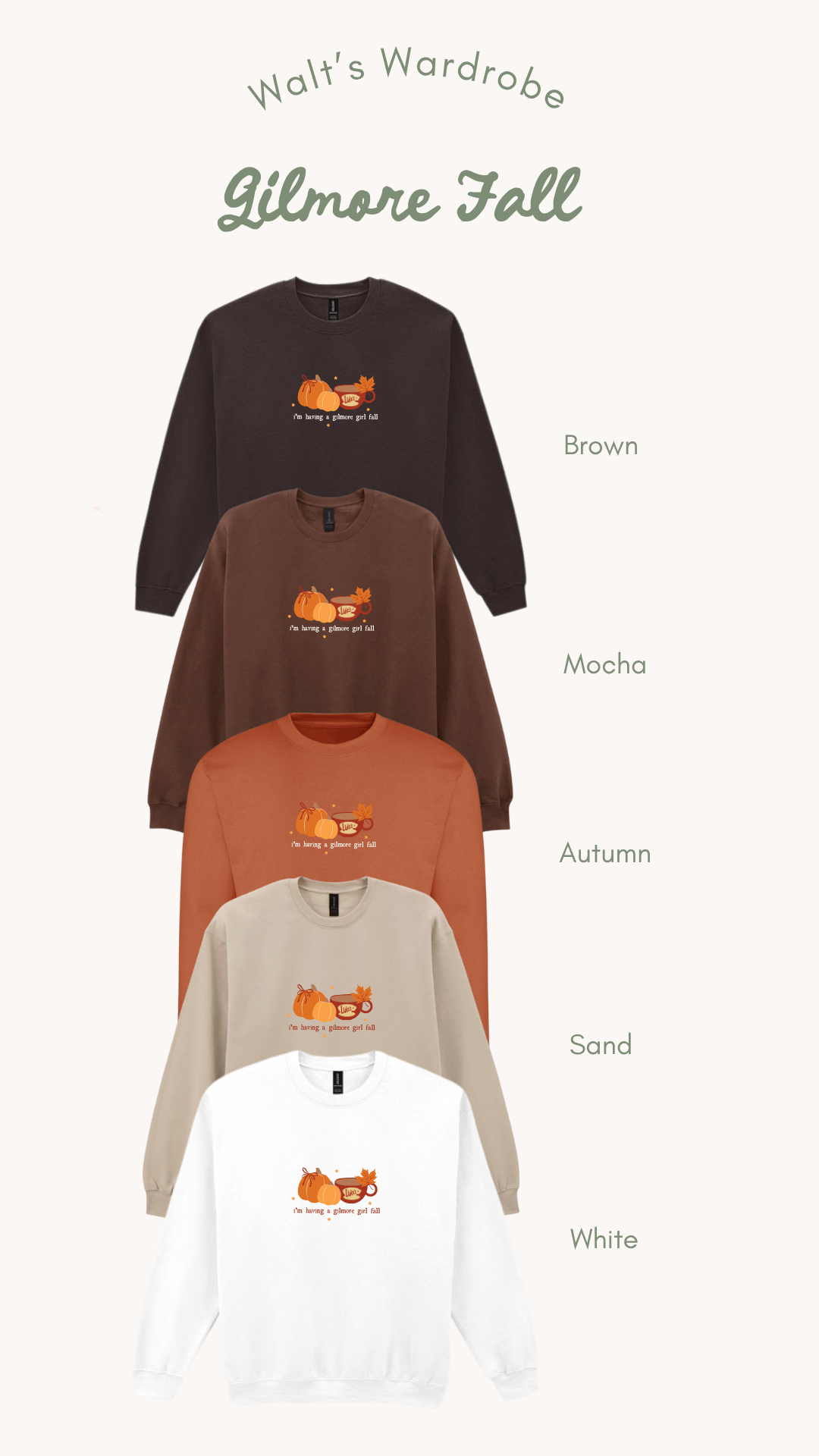 Gilmore Fall Sweatshirt Ready To Ship