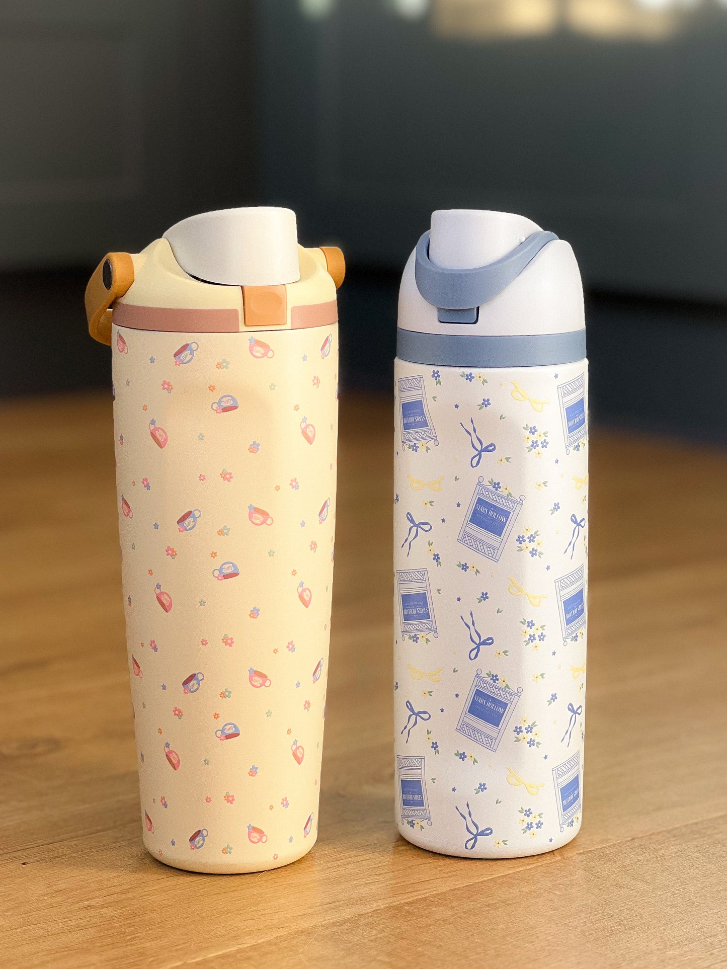 Spring at Luke's Butter Yellow Water Bottle