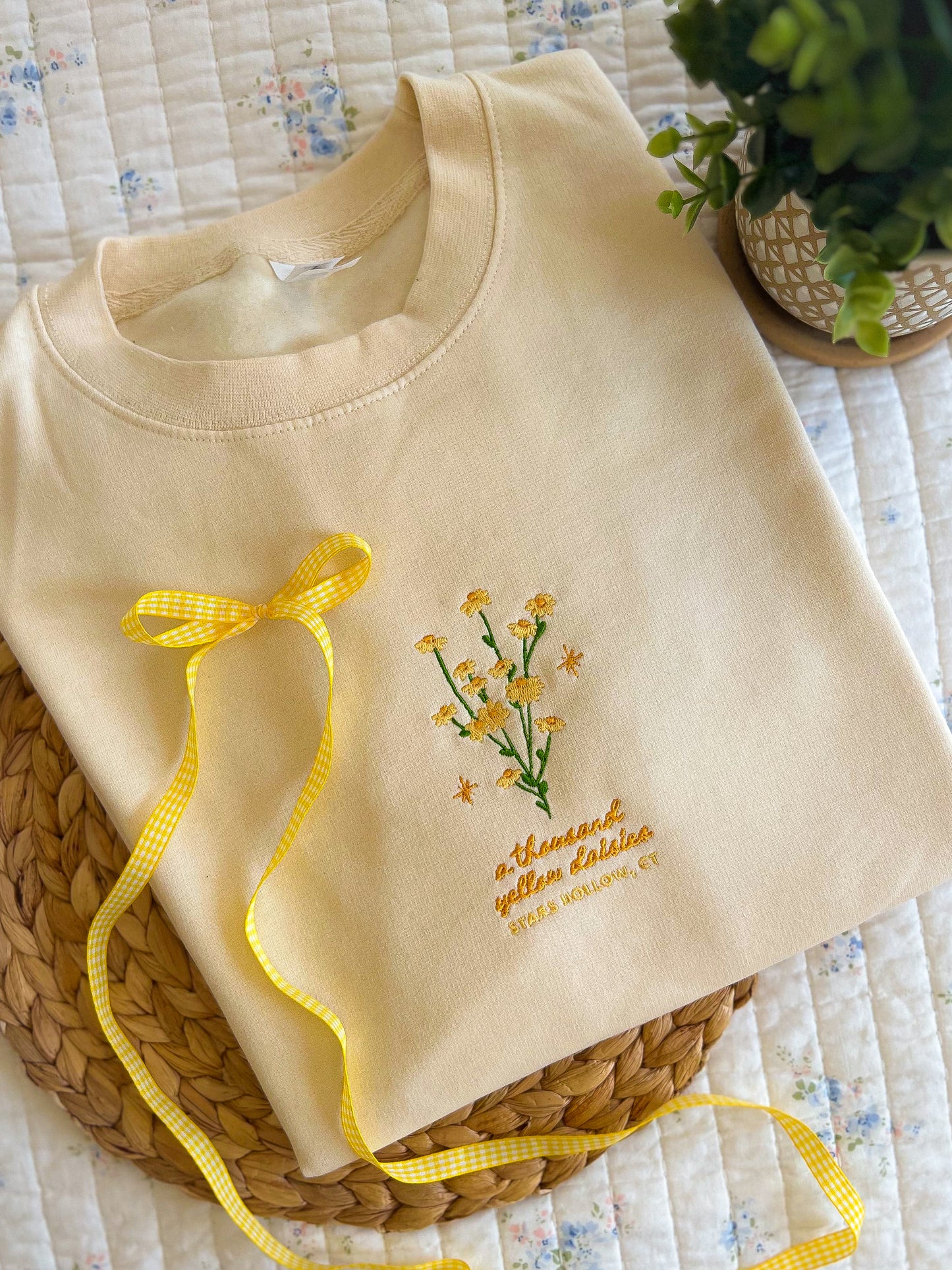 Thousand Yellow Daisies Sweatshirt - Ready to Ship