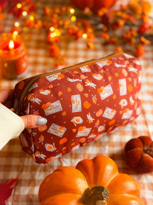Autumn Dragonfly Mocha Pouch