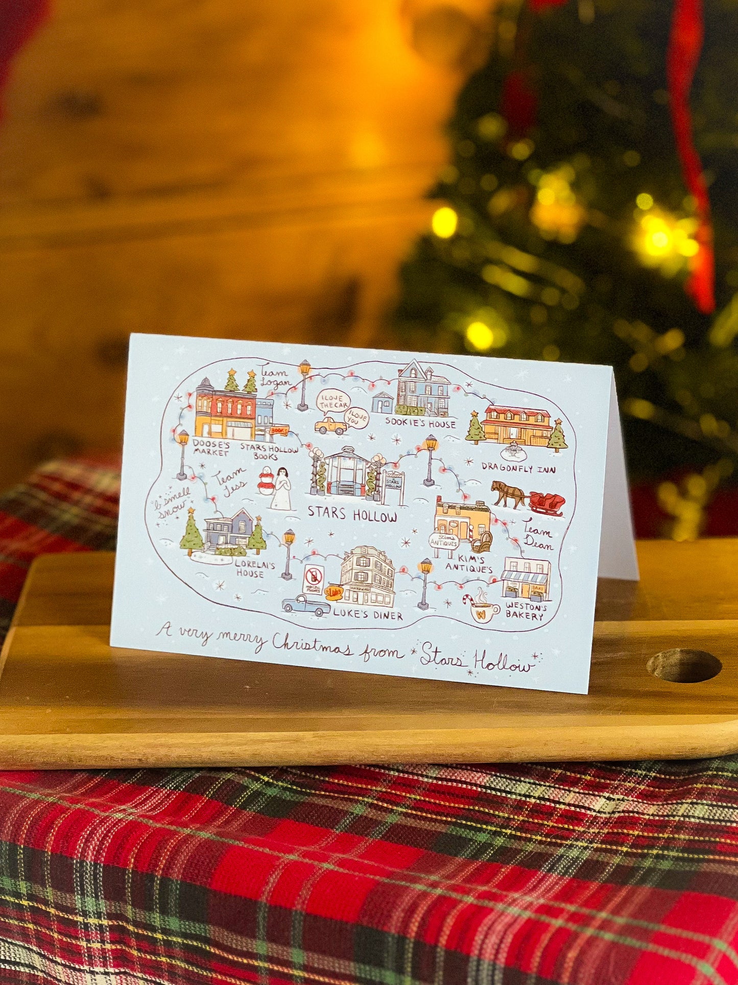 Gilmore The Hollow Map Christmas Card