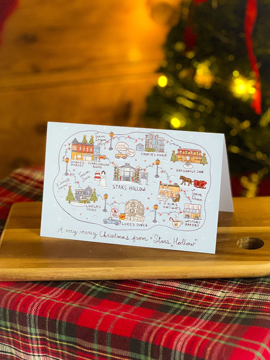 Gilmore The Hollow Map Christmas Card