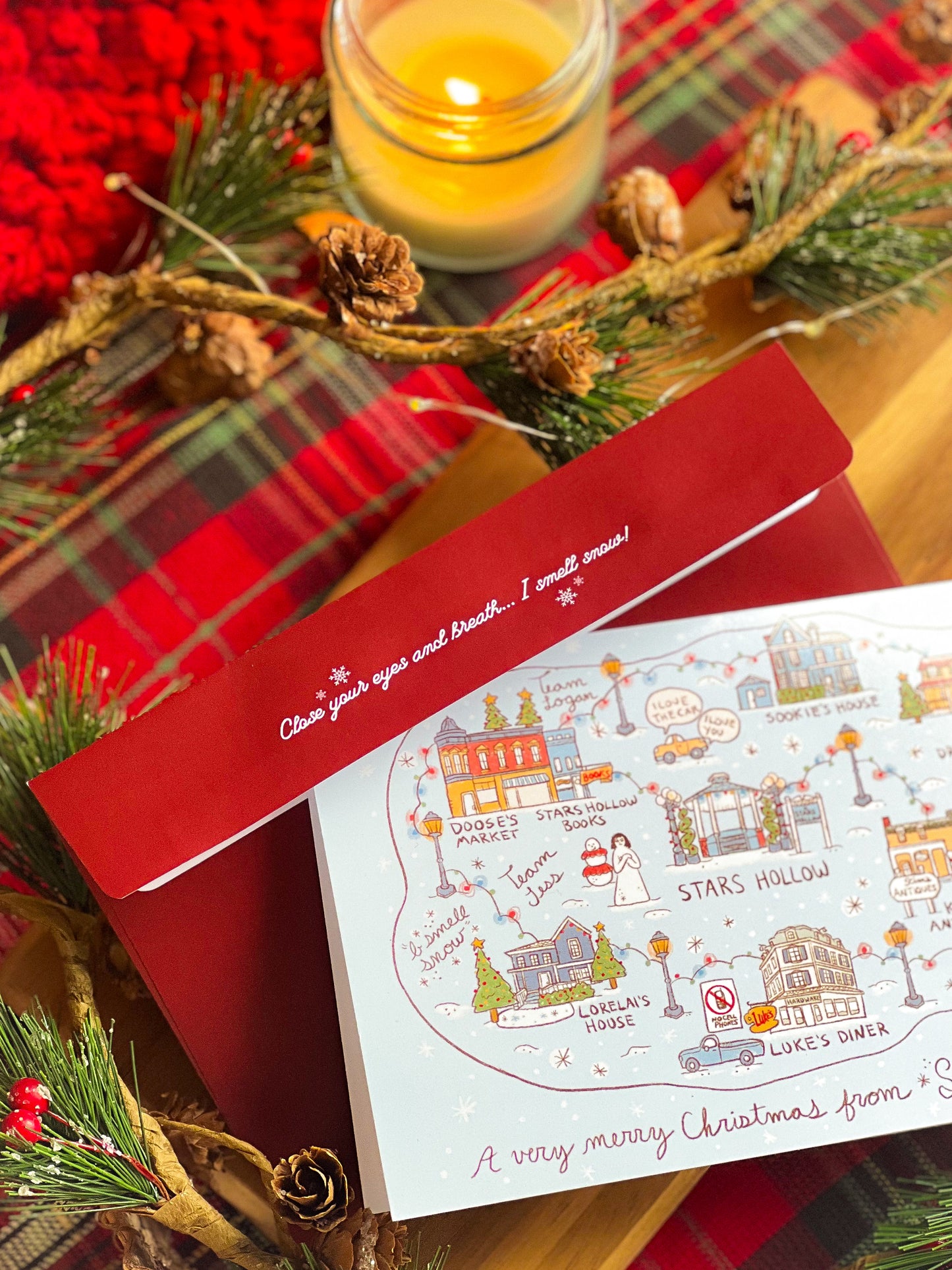 Gilmore The Hollow Map Christmas Card