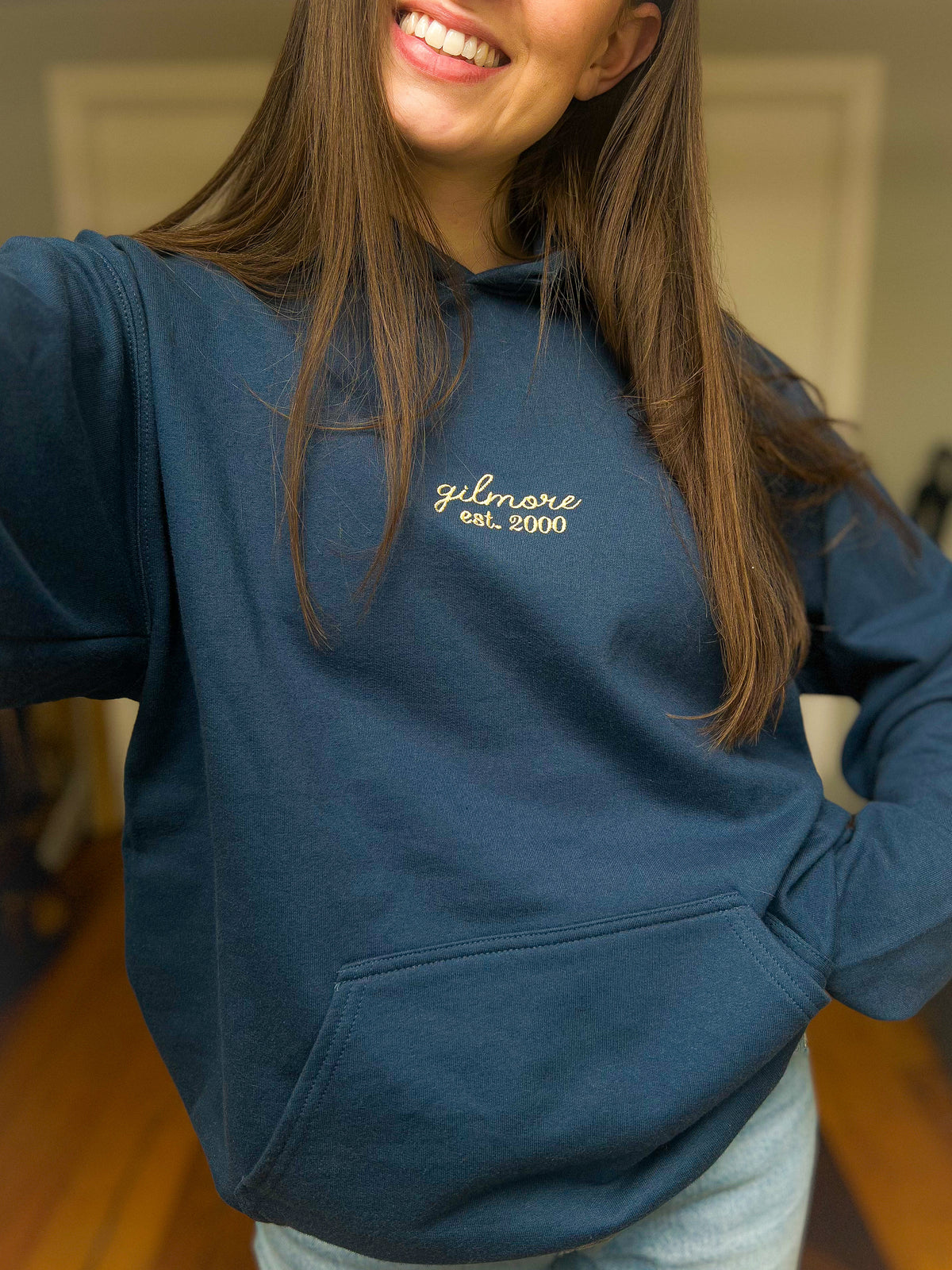 Gilmore Patchwork Bow Hoodie