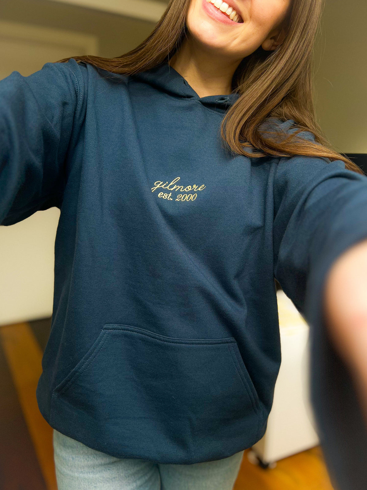 Gilmore Patchwork Bow Hoodie