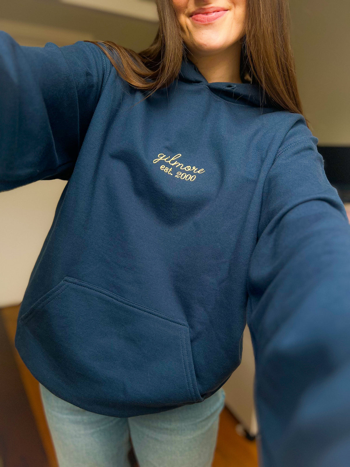Gilmore Patchwork Bow Hoodie