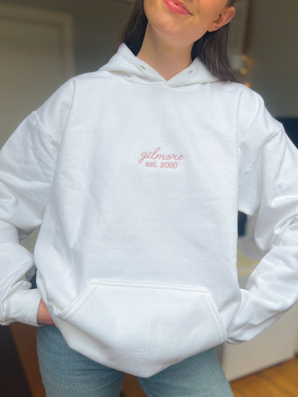 Gilmore Patchwork Bow Hoodie