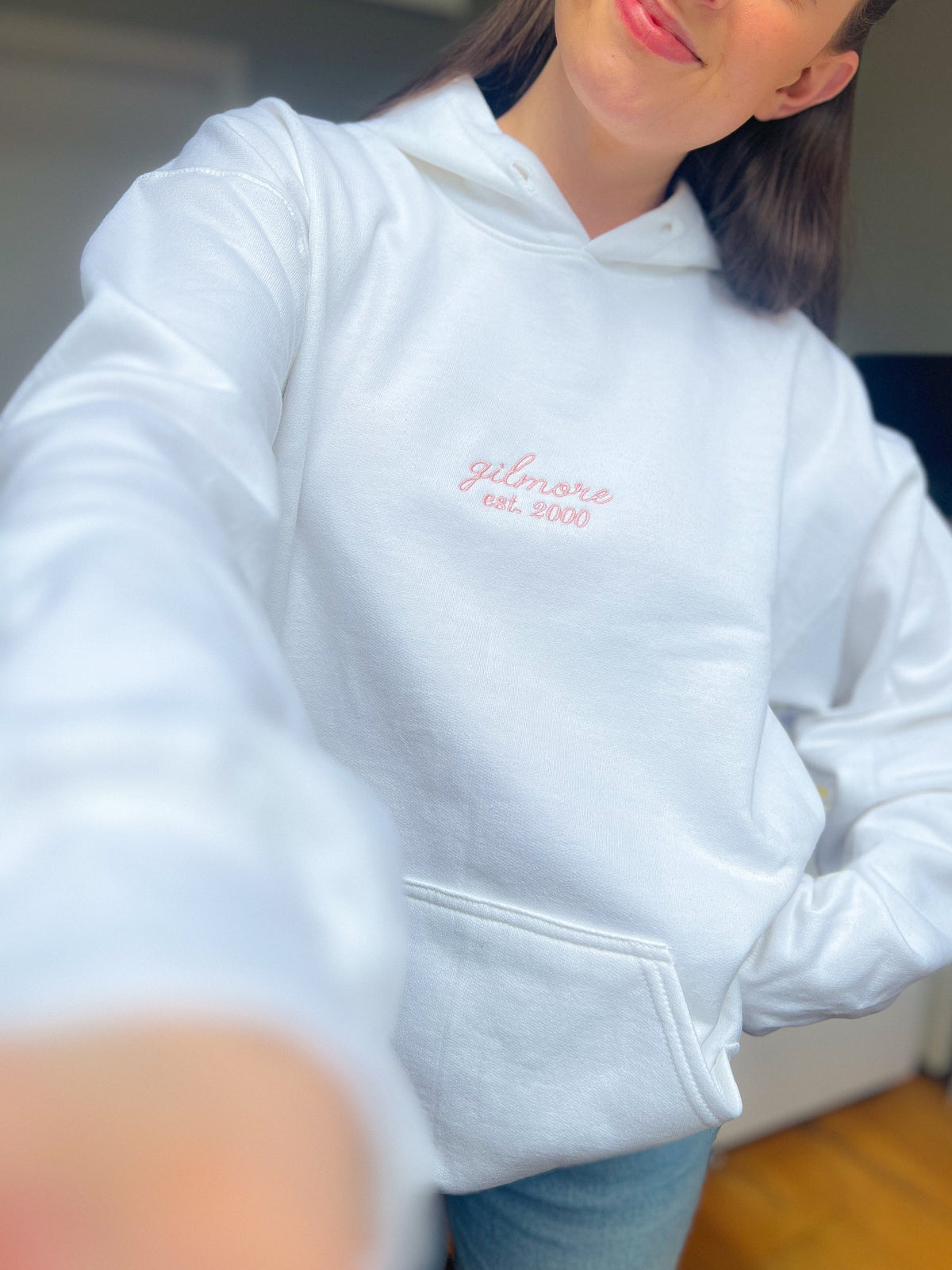 Gilmore Patchwork Bow Hoodie