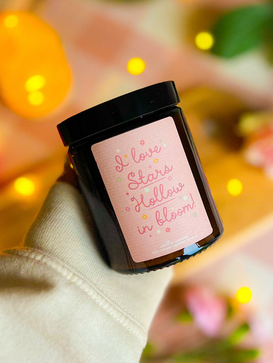 I Love Stars Hollow In Bloom Luxury Candle