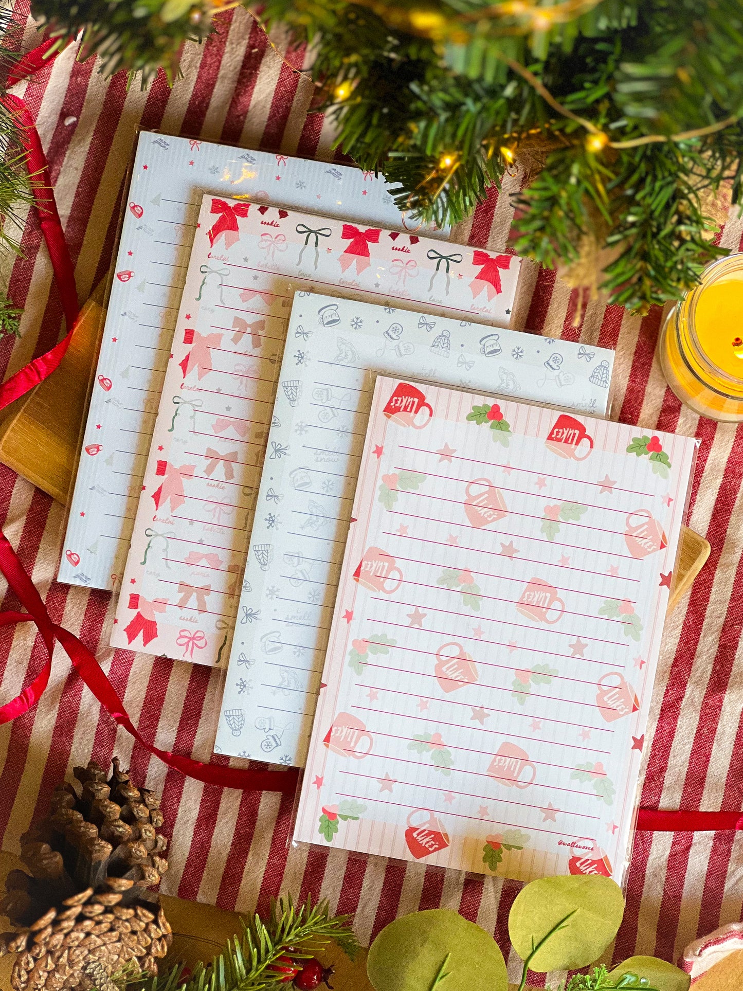 Gilmore Inspired Christmas Notepads