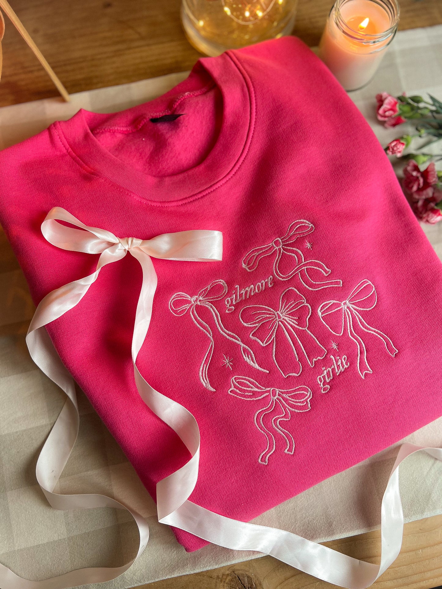 Gilmore Girlie Bows Sweatshirt - Ready to Ship