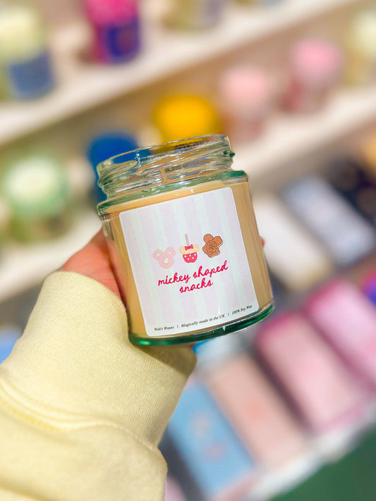 Mickey Shaped Snacks Candle