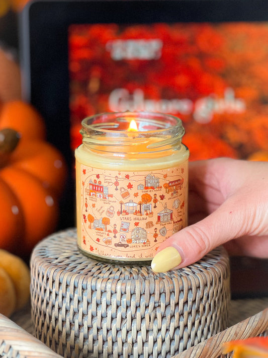 The Hollow Autumnal Map Candle