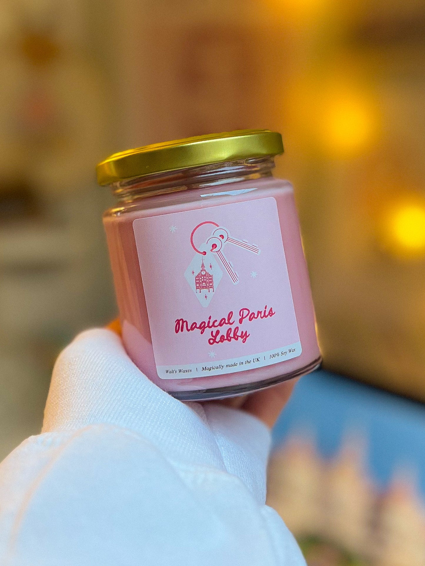 Magic Paris Hotel Lobby Candle