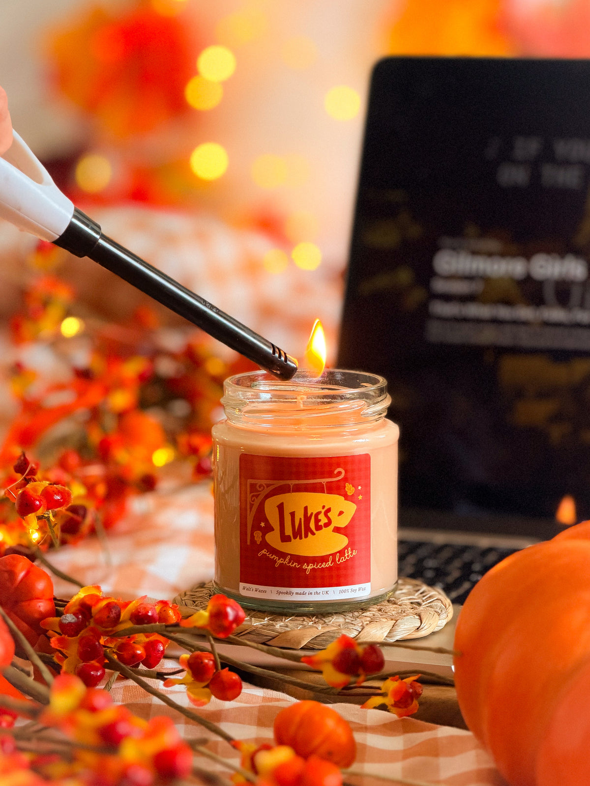 Lukes Pumpkin Spiced Latte Candle