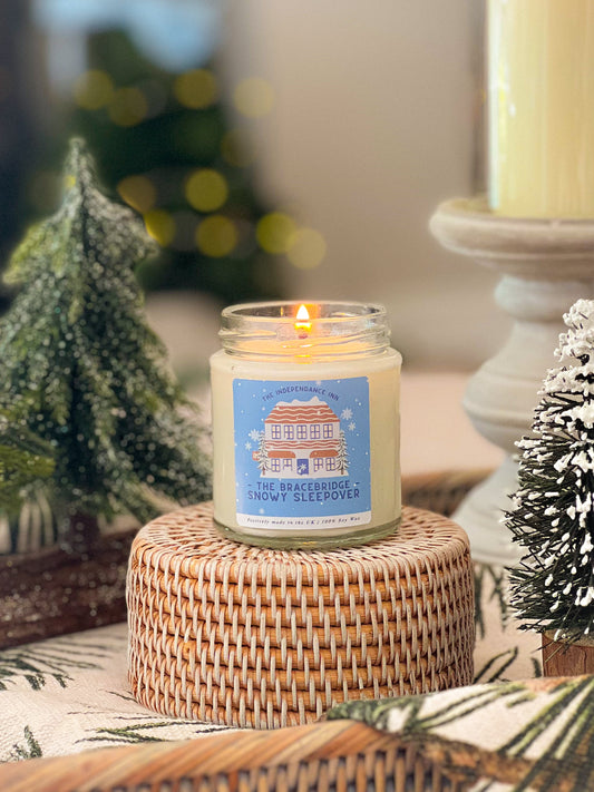 The Bracebridge Snowy Sleepover Candle