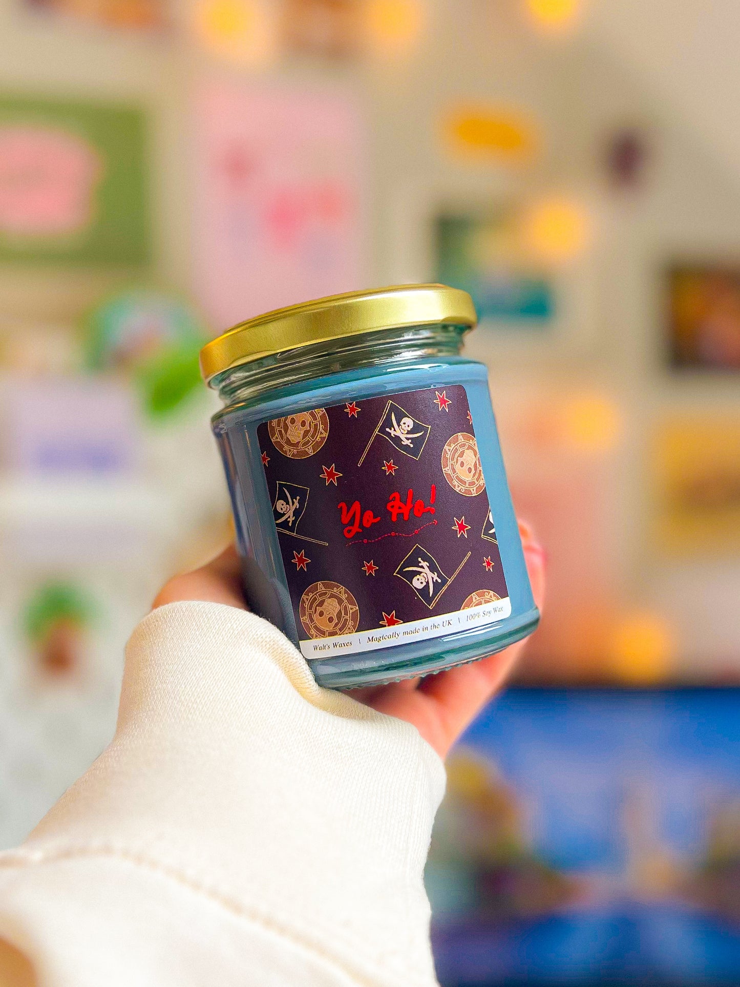 Yo Ho! Pirates Water Inspired Candle