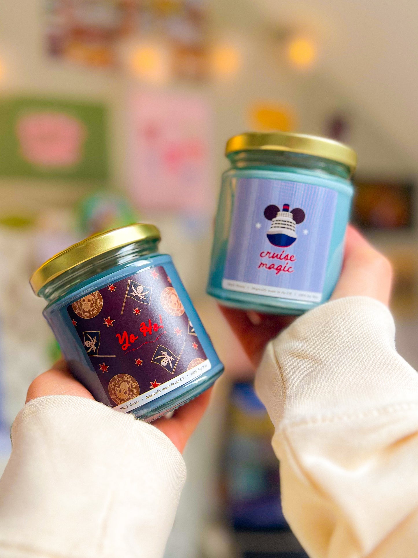 Yo Ho! Pirates Water Inspired Candle