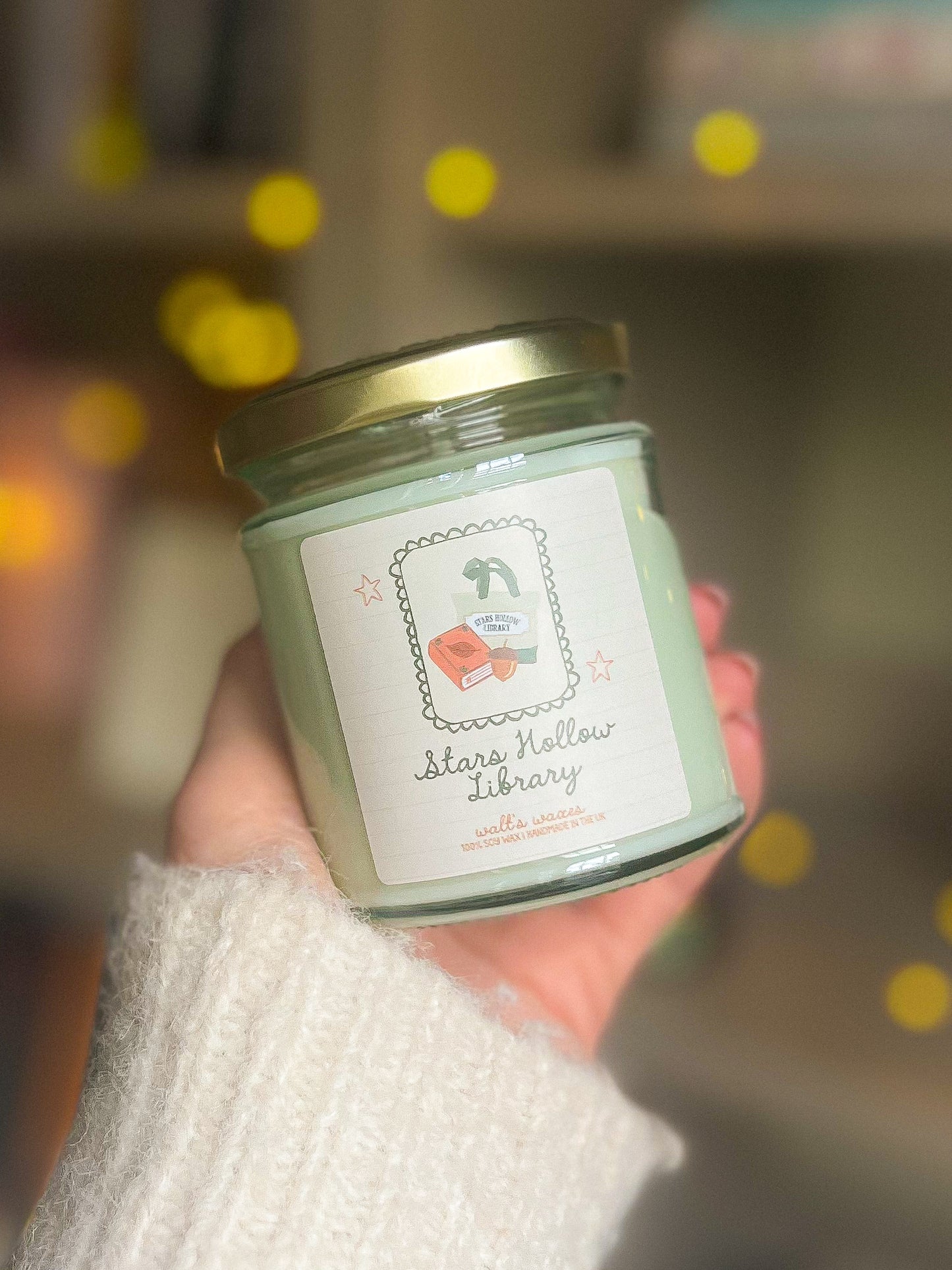 Stars Hollow Library Candle