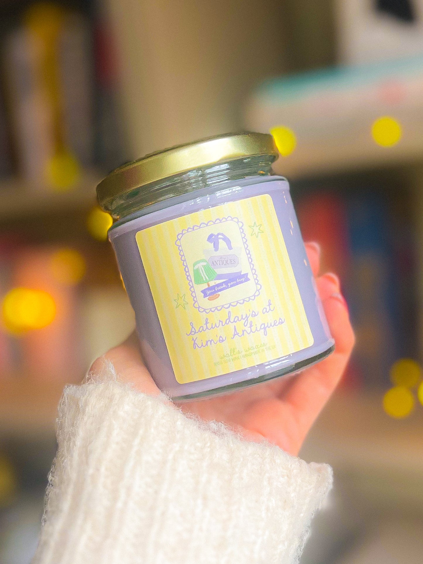 Saturday's at Kim's Antiques Candle