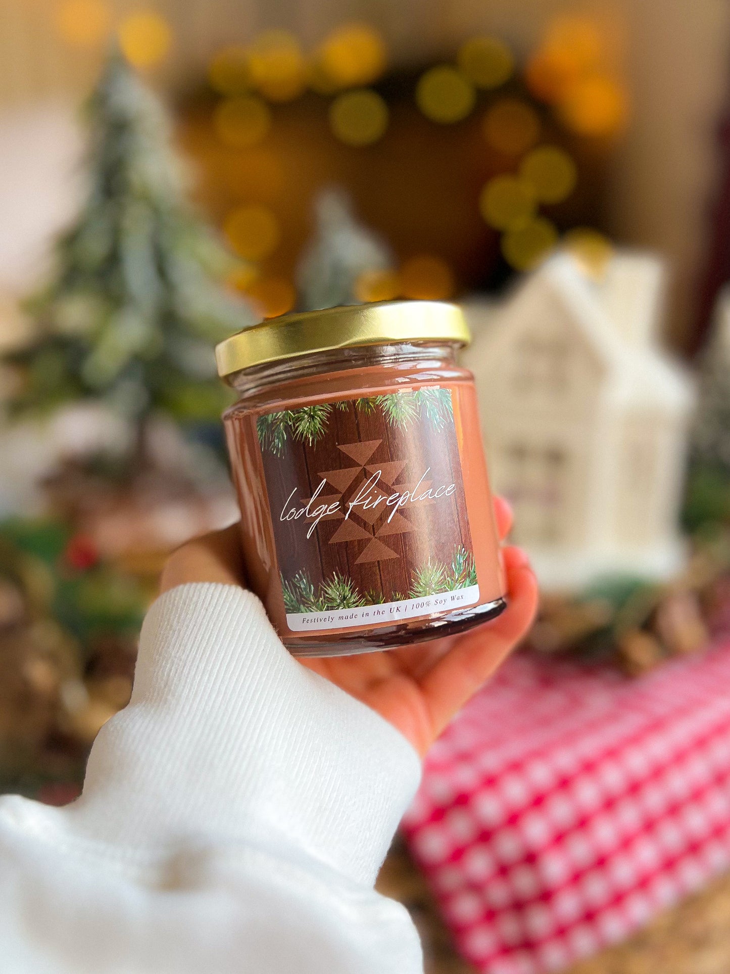 Lodge Fireplace Candle