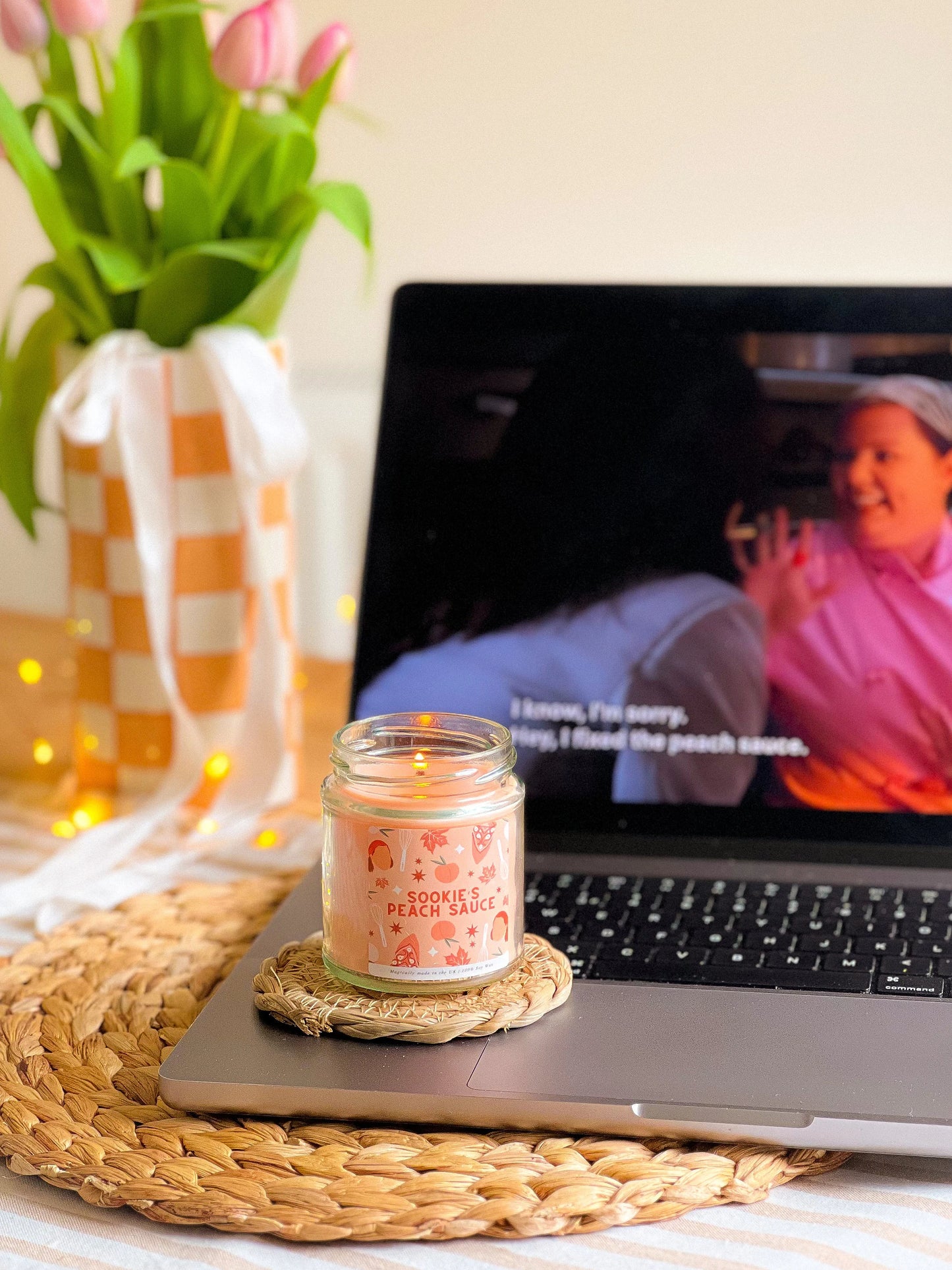 Sookie's Peach Sauce Candle