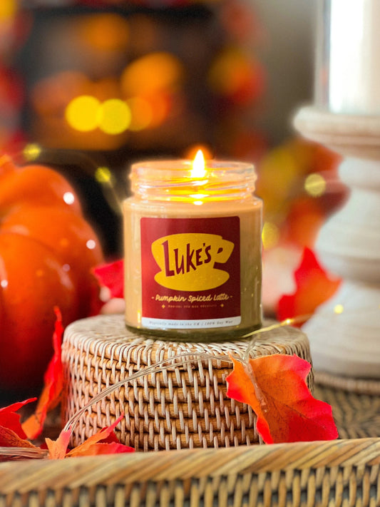 Lukes Pumpkin Spiced Latte Candle