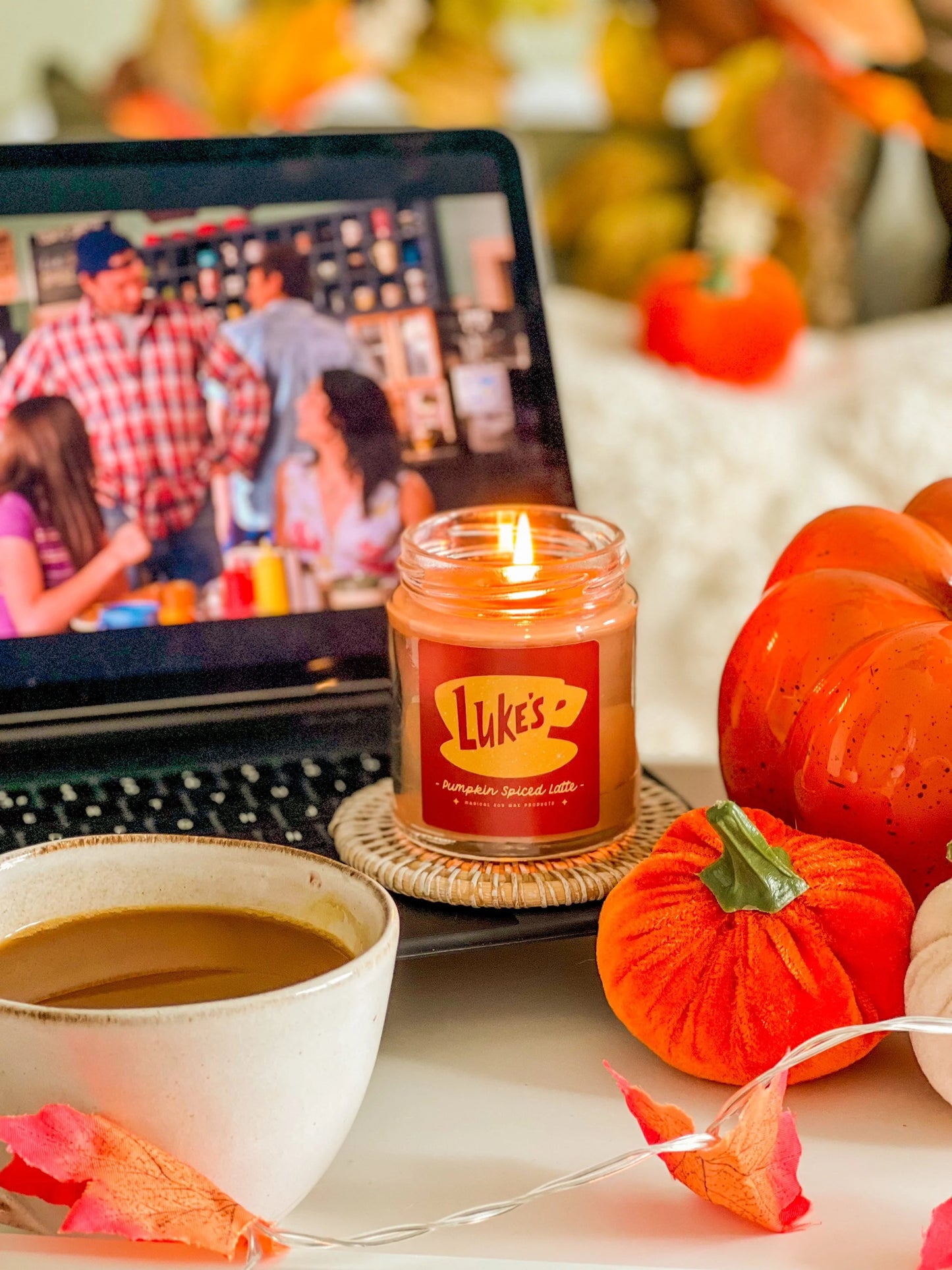 Lukes Pumpkin Spiced Latte Candle
